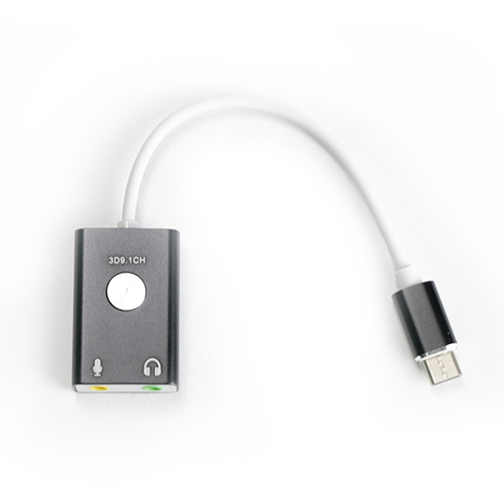 Type-C  USB 音訊  / 麥克風 2合1 耳機 轉接器