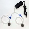 USB打氧機附氣管+氣泡石｜雙出氣版