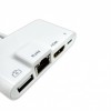 蘋果HUB｜Lightning 轉 RJ45有線網路 / HDMI / USB 四合一轉接器