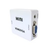 HDMI轉VGA 高階視訊 轉接盒-支援HDCP、音源輸出/方便攜帶Mini型/PS3、PS4轉接VGA螢幕