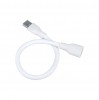 USB A公對A母軟管轉接線｜線長29cm