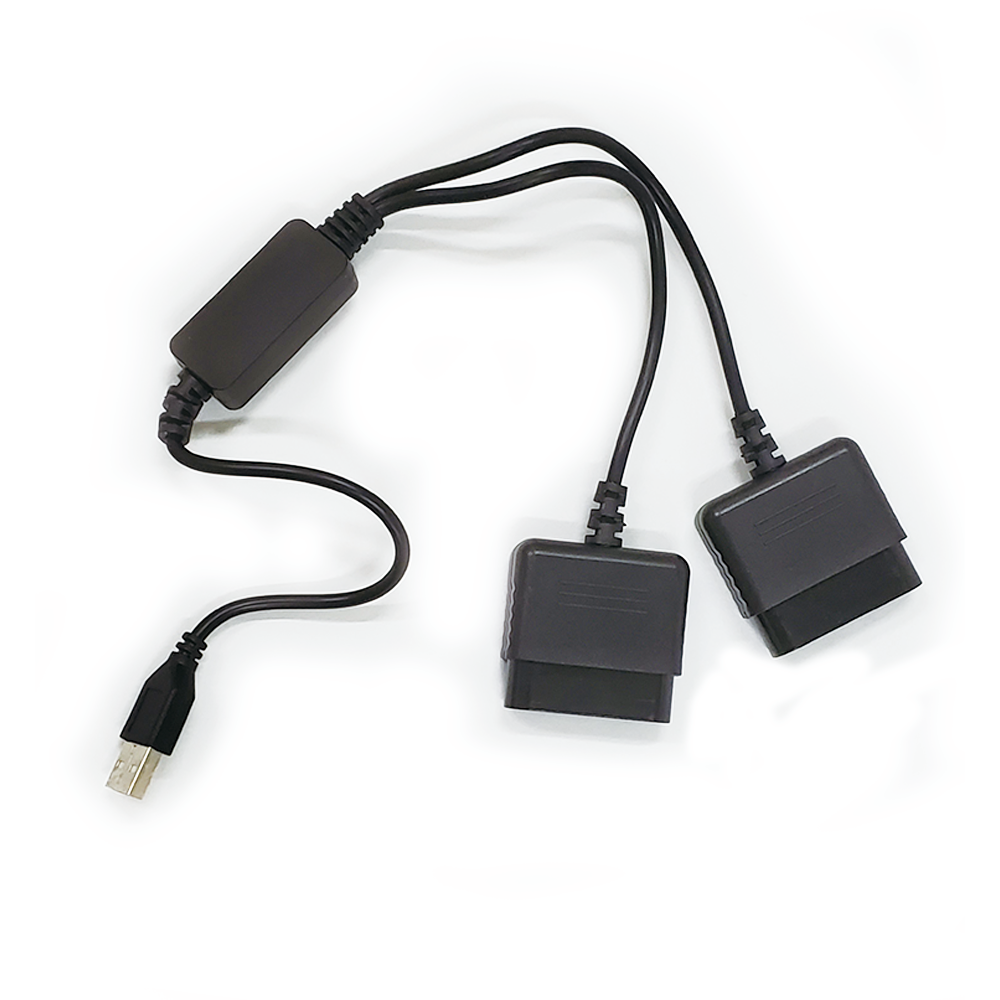 PS/PS2 搖桿轉USB 2對1轉接線SY004-2