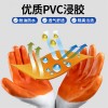 PVC半膠防護尼龍手套｜一對售