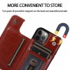 iPhone15/Plus/Pro/ProMax 系列｜雙扣式環保人工皮革紋手機殼｜背蓋含卡夾收納空間